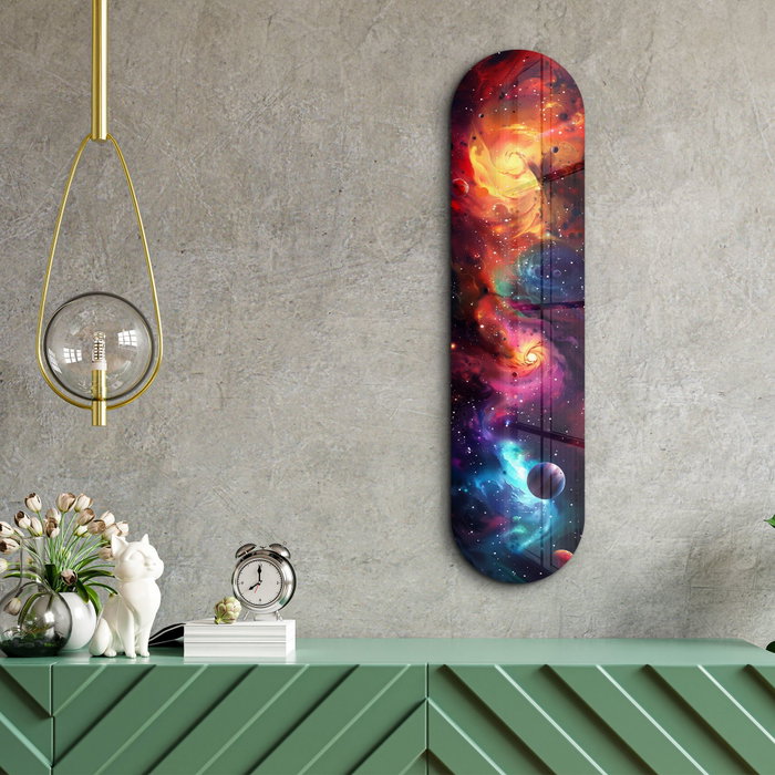 Wallity Colorful Space v2 Pintura Decorativa de Vidrio Templado Multicolor Wallity Colorful Space v2 Pintura Decorativa de Vidrio Templado Multicolor